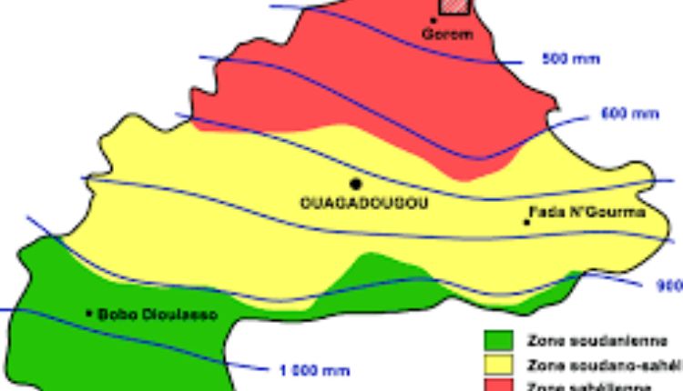 Carte du Burkina Faso