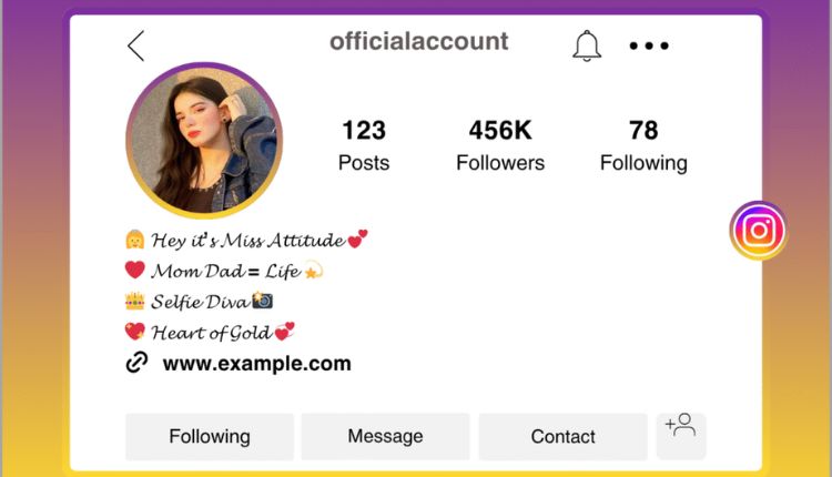 Instagram Bio for Girls Simple