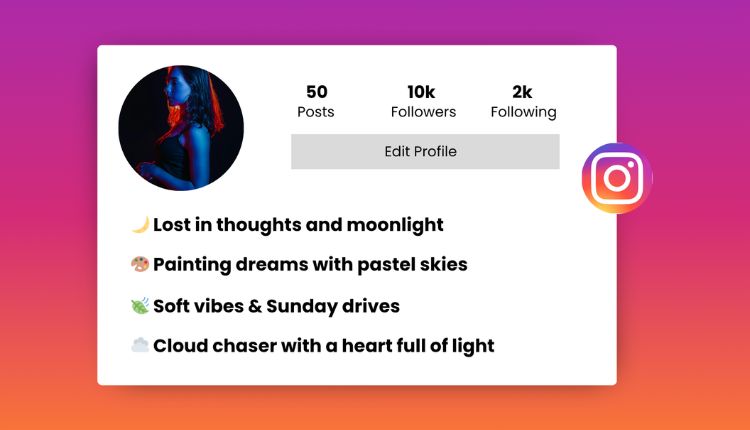 2 Line Bio for Instagram for Girl Stylish