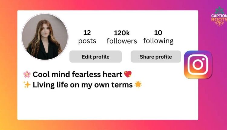 Bio for Instagram for Girl in Stylish Font